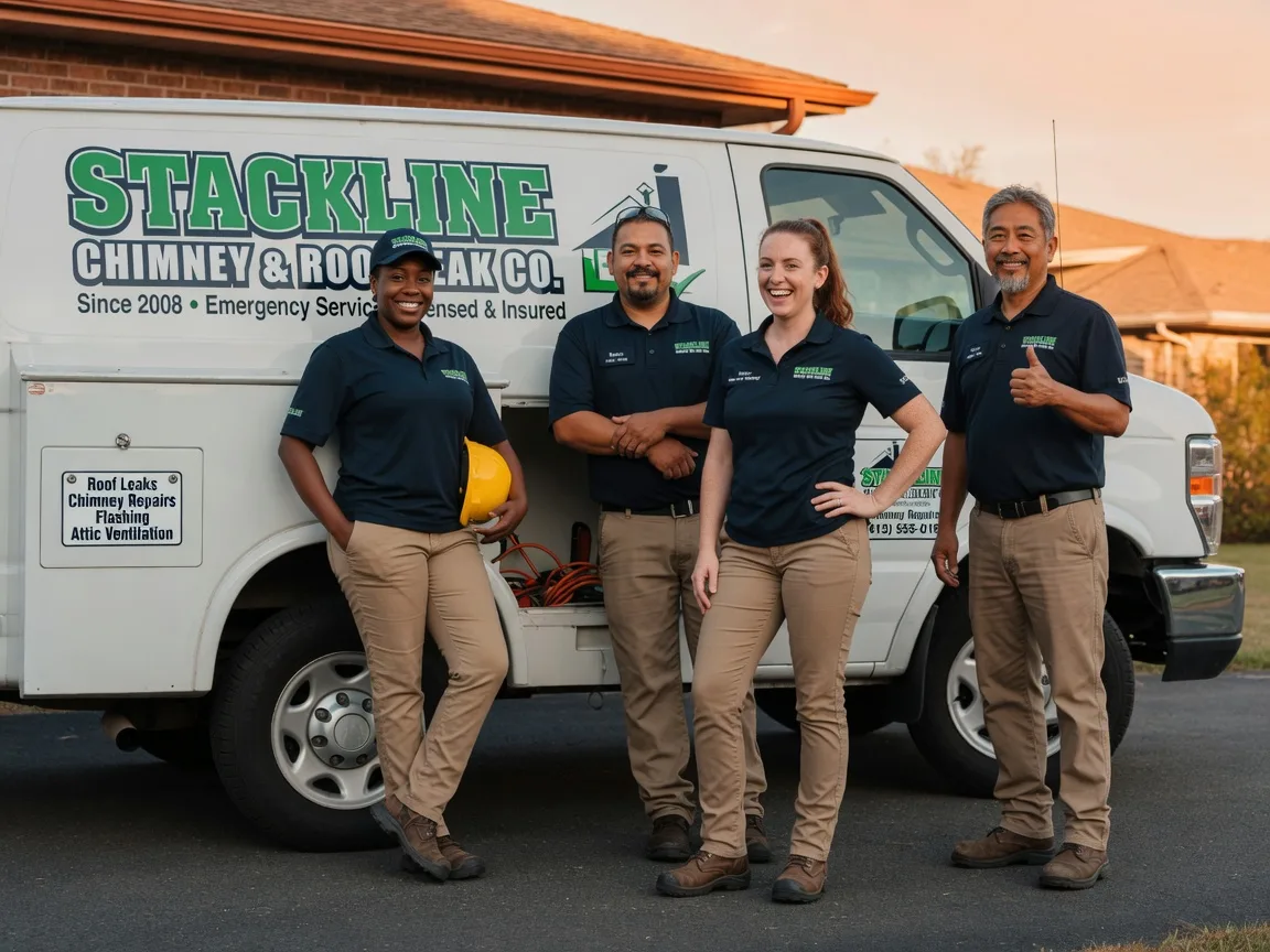 Chimney flashing repair company in Glenburn, ME